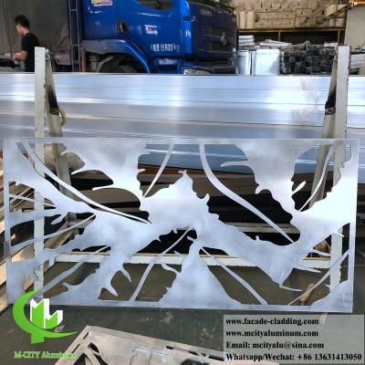 China 8mm laser cut screen Metal sheet aluminium panel facade cladding for facade exterior cladding for sale