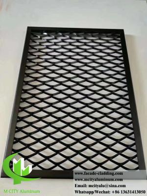 China Metal Cladding Aluminum Mesh Expanded Screen For Wall Cladding Facade Panels Decoration for sale