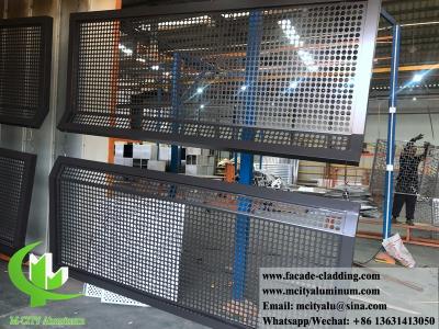 China Anti rust perforated screen metal facades aluminum for building windows for sale