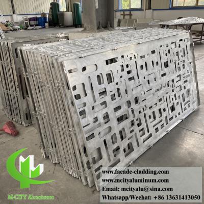 China Decorative metal sheet for fence, rail aluminum 3mm thickness 1m x 2m any color can be customized for sale