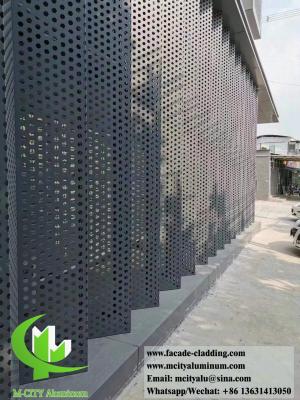 China Metal Sheet With Perforation Pattern Aluminium Material Anti Rust Light Weight For Wall Cladding Decoration for sale