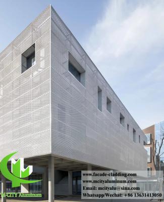 China Architectural Metal Cladding Aluminium Sheet Metal Screen Panels For Exterior Wall Facades for sale