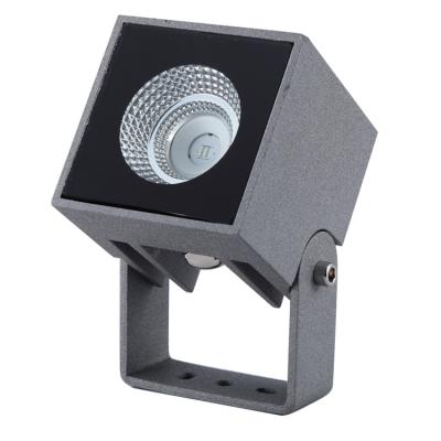 China LANDSCAPE IP65 COB7W Square Projection Light 8W 3000K Led Spotlight For Facade Lighting Square Matrix Cast Aluminum Outdoor LED Flood Light for sale