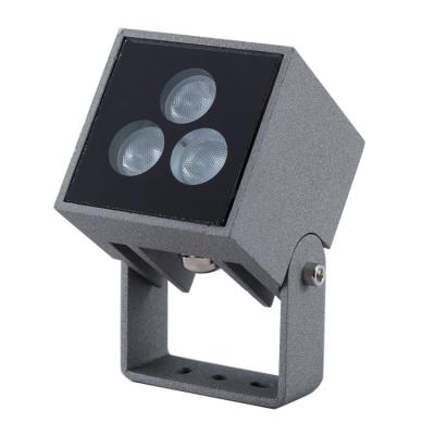 China IP65 6W LANDSCAPE Square Projection Light 3000K Led Spotlight For Facade Lighting Square Shape Die Cast Aluminum Outdoor LED Flood Light for sale