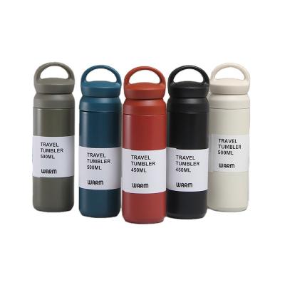 China Sustainable Outdoor Sport Portable Double Wall Thermal Flask Bottle Stainless Steel Thermoses Vacuum Flasks for sale