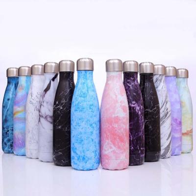 China Sublimation Sublimation Wholesale Blanks Vacuum 18/8 Stainless Steel Water Bottle Insulated Sports Bottle With Lid for sale