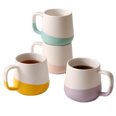 China Viable Fashion 350ML Custom Porcelain Vintage Sublimation Ceramic Coffee Mugs for sale