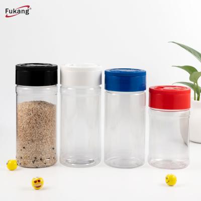 China wholesale Cylinder round salt pepper spice plastic bottle seasoning bottles Te koop