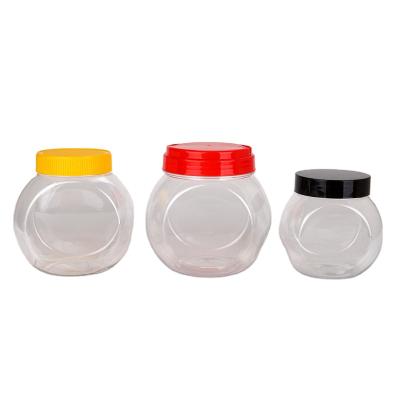 China 630ml Candy Plastic Container Empty Sphere Plastic Packaging Ball Shape for sale