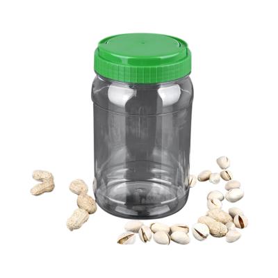 China 1000ml Empty Plastic PET Wide Mouth Bottle for Containing Candy Te koop