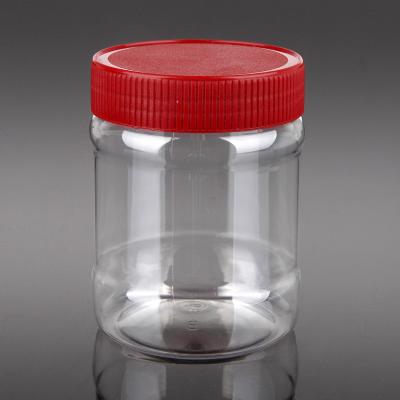 Cina Wholesale Food Grade PET Plastic Large Candy Lollipop Cookie packing Jar in vendita