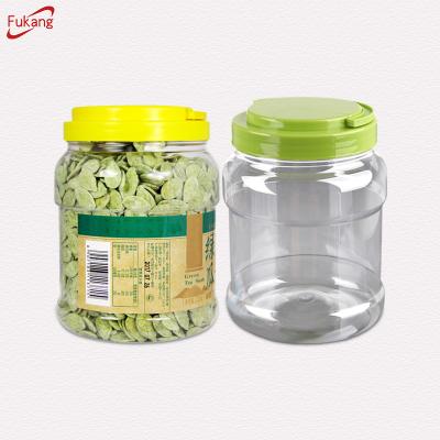 China 2.5liter 2500ml Clear Plastic Bottles For Food F-2500G PET Multifunction à venda