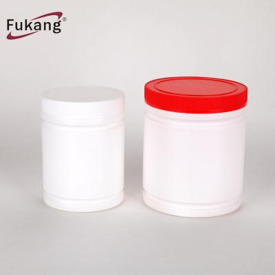 China supplement 1000cc protein powder food packaging plastic containers jar, 1000ml bpa free milk powder container for sale