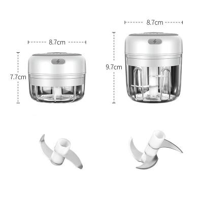 China Viable Mini S-Shaped Electric Home Grinder Chopper Mashed Potato Garlic Tamper Stainless Steel Multifunctional Use for sale