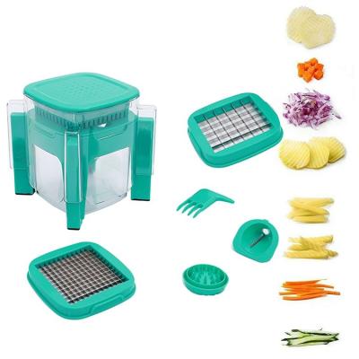 China Viable Home Portable Vegetable Shredder Cutter Kitchen Tool Fruit Slicer Vegetable Dicer Cutter Machine for sale