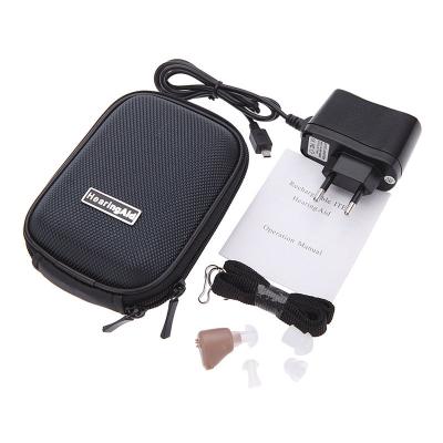 China Commercial Dedicated Rechargeable Hearing Aid Machine For Elderly Healthy Collector Hearing Aid 1.8 x 1.4 x 1.6cm/0.7 x 0.5 x 0.6in (H x W x T) for sale