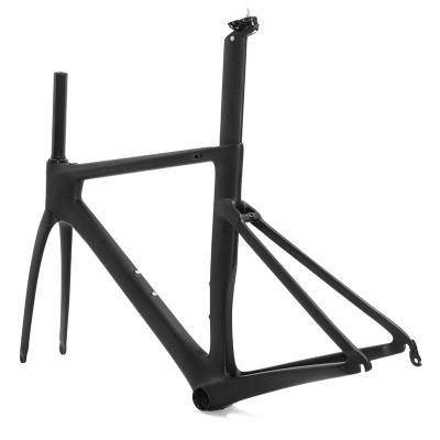 China Wholesale Mountain Bikes Factory Full Carbon Fiber 700C Thru-Axle BB Bicycle Frame Road Bike Frame for sale