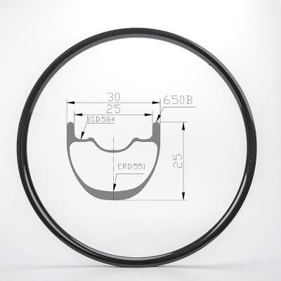 China Mountain bikes shimano mtb rim carbon 27.5 carbon fiber bicycle lightweight rims super new is coming! for sale