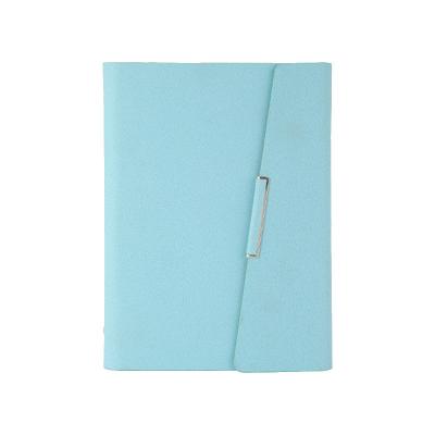 China School& Wholesale Office 2021 100 Pages Spiral Planner Organizer Softcover Leather Monthly Notebook For Diary for sale