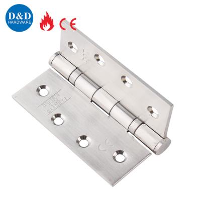 China Full Modern Quality Mortise Fire Rated 4 Inch Steel Ball Wood Door Hinges Grade 13 Stainless Metal CE End Bearing for sale