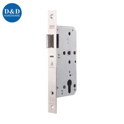 China Wooden door or CE rated steel fire door stainless steel security door panic device mortise night latch lock for passage door for sale