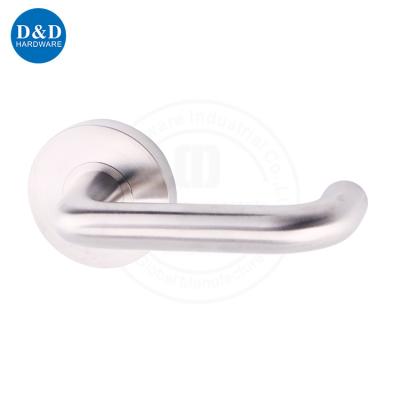 China Modern American Style 304 Stainless Steel ANSI Heavy Duty Door Handle For Wood Door for sale