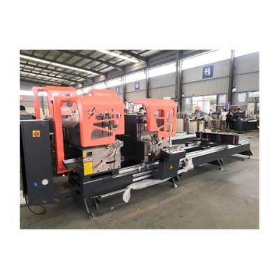 China Building Material Stores Precision Digital Display Aluminum Double Head Cutting Saw Double Knife Cutting Angle Machine for sale