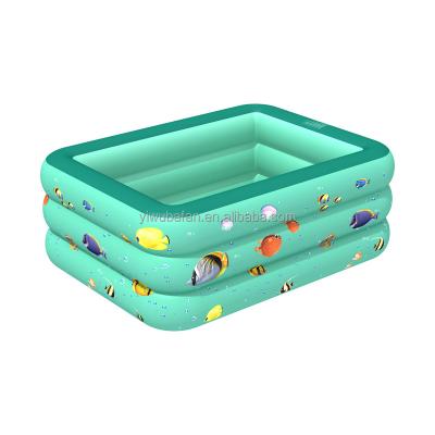 China Baby Pool Bafan Brand PVC Inflated Swimming Pool Portable Inflatable Bathing Pool For Kids for sale