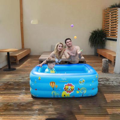 China Baby Pool Bafan Brand Customize PVC Kids Pool Lounge Inflatable Swimming Pools For Backyard Home Garden for sale