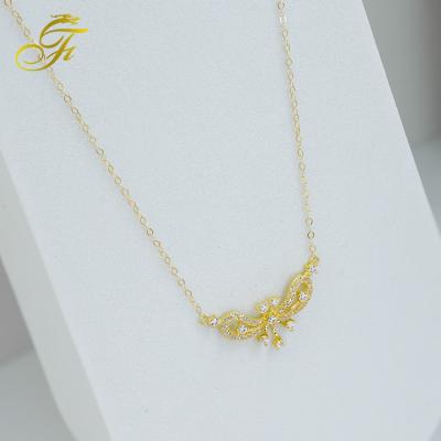 China Big Fashion Promotion Necklace Jewelry Gift Bling Classic Creative Symmetric Pendant Clavicle Chain Necklace Women for sale