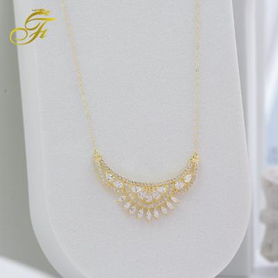 China Fashion trending jewelry 2022 gold jewelry bling gold jewelry necklace 18K gold jewelry chocker ad necklace wholesale for sale