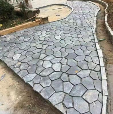 China Modern Outdoor Slate Mesh Paver Chinese Factory For Sale Gray Paving Stone Garden Landscaping for sale