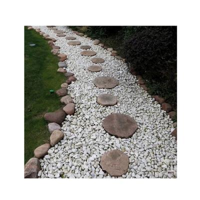 China Hot Selling High Quality Natural Pink Round Natural Stone Slate Stepping Stones for sale