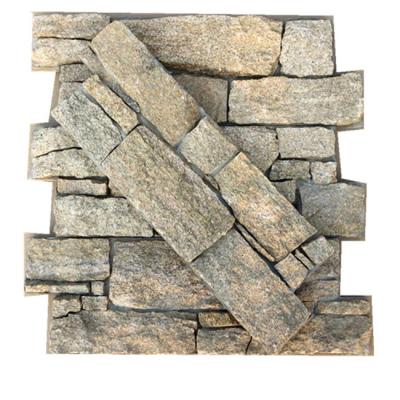 China Cement Unsmooth Gray Strip Stone Wall Tiles Natural Stone Design High Grade New for sale