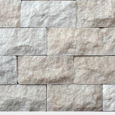 China Traditional Mushroom Stone Wall Cladding Tile Quartzite Split Slot for sale