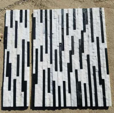 China Traditional Mixed Slate Color Wall Pencil Panel Decorative Natural Culture Stone for sale