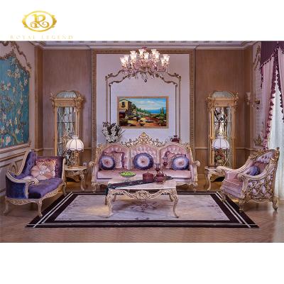 China (Other)Adjustable Luxury Wooden Carved Selection Sofa Set Luxury Antique Gold Leaf Embroidery Fabric Design Living Room Furniture For Bedroom for sale