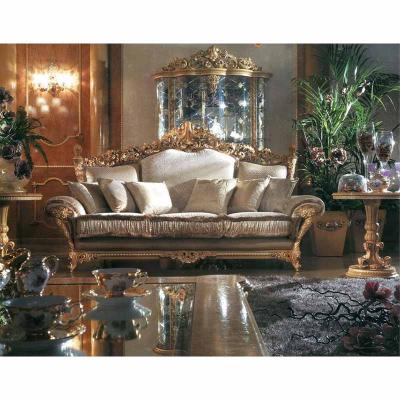 China (Other)Adjustable Luxury Italian Living Room Set Hand Carved Antique Baroque European Sofa Set Furniture for sale