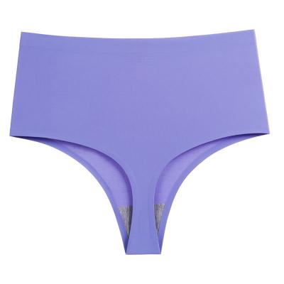 China QUICK DRY Women's Panties Cotton Thong Underwear Women's Sexy Sports T-Back Pants Simple Invisible Panties for sale