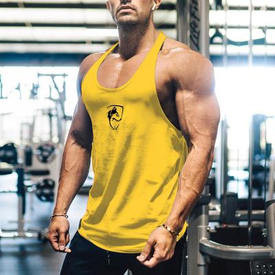 China Wholesale New Design Custom Men's Bodybuilding Stringer Tank Top OEM Breathable Gym Vest Tops for sale