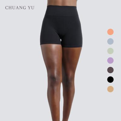 China 2022 Wholesales Hidden Pocket Waist Breathable High Butt Lifting Up Gym Seamless Slim Fit Cycling Pants For Women for sale