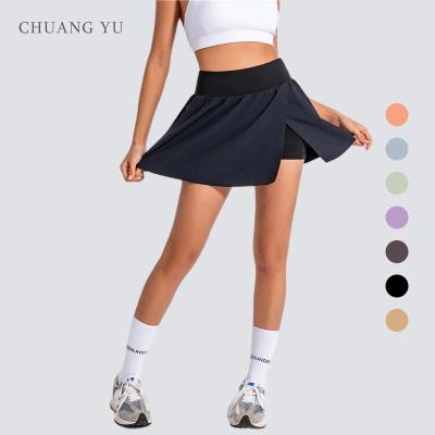 China Wholesales 2022 Wholesale Sales Hidden Pocket Golf Golf Summer Waist Breathable High Waist Mini Skirt Tennis For Women for sale