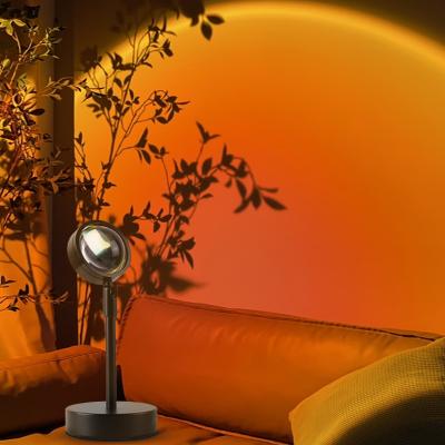 China Modern Atmosphere Rotation UCB 180 Degree Modern Atmosphere Rainbow Projection Light Colorful Sunset Projection Lamp Sunset Lamp for sale