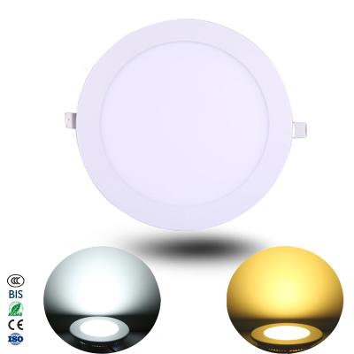 China Modern Ultra Thin Round Led Panel Light Square 3w 4w 9w 12w 15w 18w 24w Led Ceiling Downlight 85-265v for sale