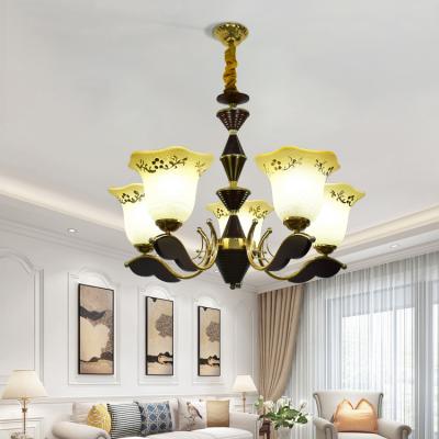 China New Design Modern Luxury Lamp Colorful Indoor Pendant Light Living Room Dining Room Chandeliers for sale