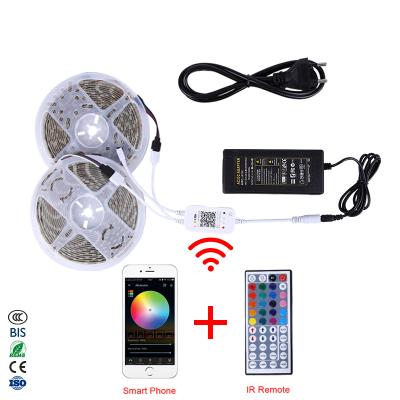 China Wholesale 12v 2835 LANDSCAPE Flexible Dream Light Luces Led Decorativas Luces Led RGB Color Decoracion Strip 5050 10m Led Light RGB for sale