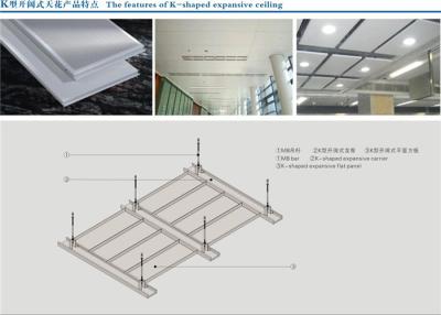 Chine La résistance 1.1mm G de vent a formé le plafond faux en aluminium à vendre