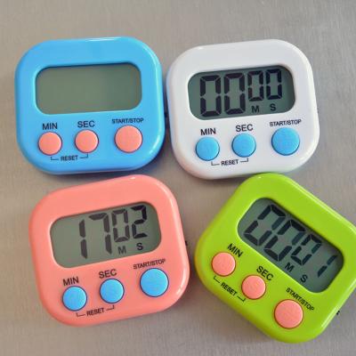 China Sustainable Electronic Mini LCD Countdown Magnet Clock Mechanical Cute Digital Kitchen Timer for sale