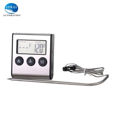 China 24 Hours Electronic Digital Collapsible Measuring Household Temperature Cooking Food Kitchen Oven Meat Thermometer for sale