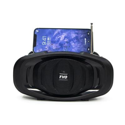 China No Factory Popular Outdoor Sound Subwoofer Speakers FVO-187 Portable Speaker Radio With USB Aux. for the game for sale